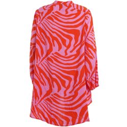 Kristina skjorte fra Gozzip i viskose med grafisk print