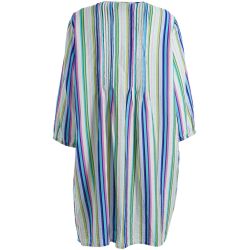 Johanne tunika skjorte fra Gozzip – stribet og rummelig pasform