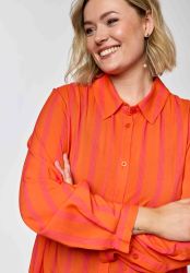 Gozzip Natasja kjole med lange ærmer og klassisk krave