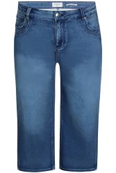 Zhenzi capribukser i bomuldsblanding set forfra