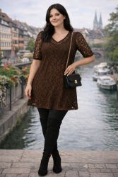 Mellani tunika i choko fra Cassiopeia