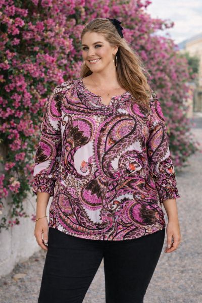Super flot plussize bluse fra Zhenzi