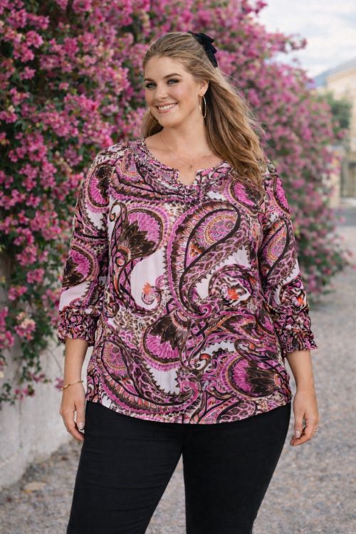 Super flot plussize bluse fra Zhenzi