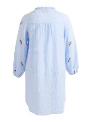 Zoey Jill knælængde tunika med kirsebærbroderi og V-slids