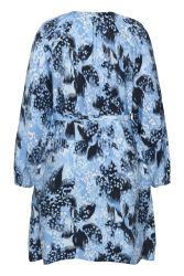 KCaliana A-shape kjole med elastikærmer og feminint snit