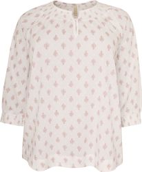 Enidina plus size bluse i let og luftig bomuld