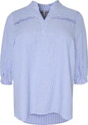 Klassisk stribet Robatta skjortebluse 