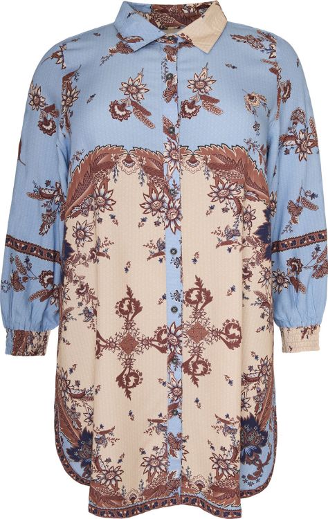 Cassiopeia Ebinette viskosetunika med lange ærmer