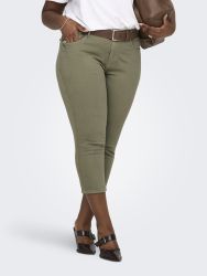 Only Carmakoma grønne capri bukser CARWILLY plus size