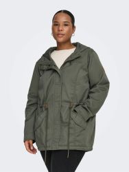 Only Carmakoma CARLORCA parka jakke olivengrøn plus size