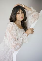 KCamalie Dress fra Kaffe Curve elegant blondekjole