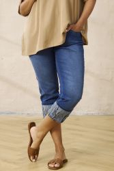 Zhenzi Stomp Fit jeans midnight sapphire plus size denim