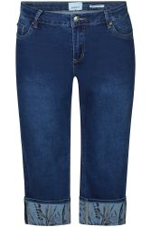 Zhenzi Stomp Fit plus size denim jeans midnight sapphire