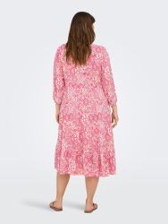 Only Carmakoma CarMilana kjole i cloud dancer med løs pasform