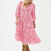 Plus size Only Carmakoma CarMilana kjole i 100 procent viskose