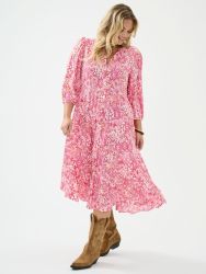 Plus size Only Carmakoma CarMilana kjole i 100 procent viskose