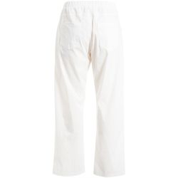 Studio Imoa bukser i hvid med behagelig pasform og stræk