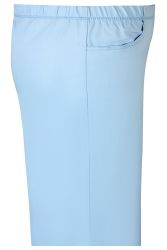 Zhenzi bukser i lyseblå viskosekvalitet – Jazzy 63 capribukser med elastisk talje og stretch