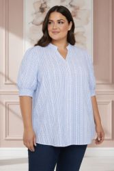 Balulla Bomulds Skjorte fra Cassiopeia i blå kombi