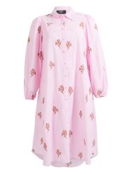 Leah kjole fra Zoey med krave og knapper i let bomuldskvalitet