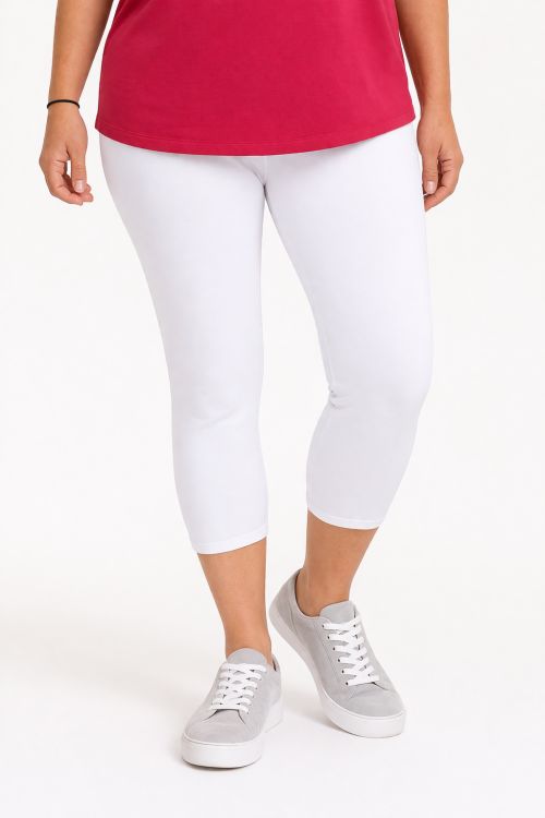 leggings i viskosekvalitet stylet under kjole til plus size kvinder
