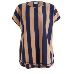 Tidløs stribet T-shirt til hverdagsbrug