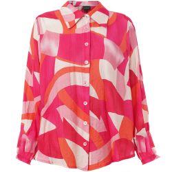 Pink orange skjorte fra Studio med klassisk krave