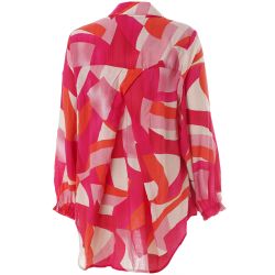 Studio skjorte med mønster og afslappet pasform