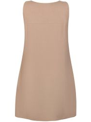 Sommerkjole fra Zhenzi i brun Portabella farve med brede stropper