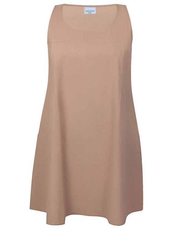 Løs kjole i bomuld fra Zhenzi med lommer og afslappet pasform