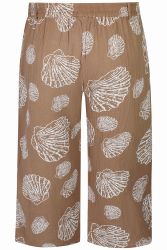 Zhenzi sommerbukser i bomuld med print og løs pasform