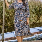 Elegant Daphne Kjole fra Zoey i Viskose Jersey