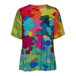 Bonna T-shirt i multifarvet print fra Studio