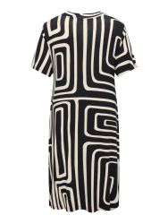 Only Carmakoma kjole med moderne print og behagelig pasform