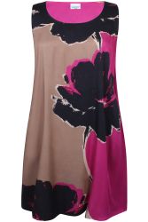 Komfortabel Zhenzi kjole i Rose Violet med let og luftig kvalitet