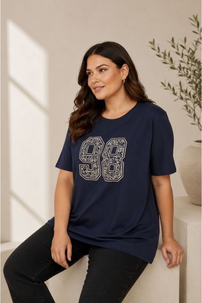 Glenna T-Shirt fra Cassiopeia i navy