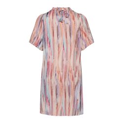 Helena viskosekjole fra Studio med rosa print