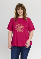 Bella T-shirt fra Studio i pink