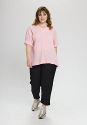 Plus size Studio bluse i viskosekvalitet