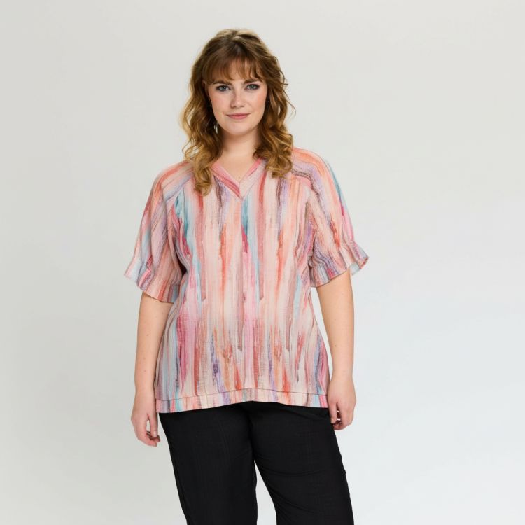 Nicolina bluse fra Studio i rosa nuancer