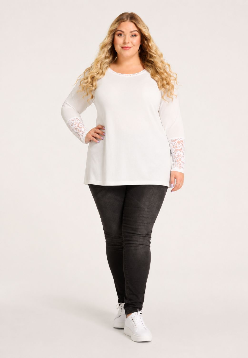 NO. 1 by OX bluse Off White