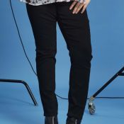 Zhenzi Twist Fit bengalinbukser i sort