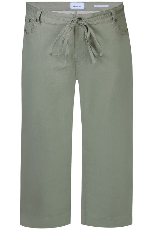 Dusty green bukser fra Zhenzi i bomuldsmix
