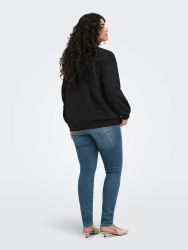 Only Carmakoma CarOdessa sweatshirt stylet med jeans