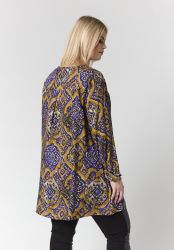 Purple Printed tunikakjole fra Studio