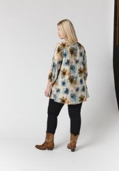 Studio Yvonne tunika med 3/4-ærmer
