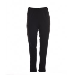 Komfortable sorte leggings med elastik i taljen