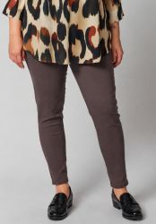 Gozzip Clara leggings i mørkebrun