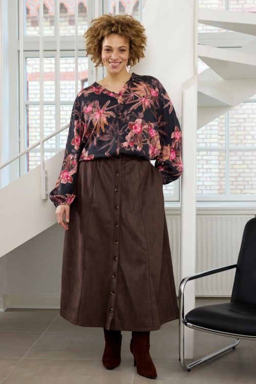 Zhenzi Loren bluse i 100% viskose
