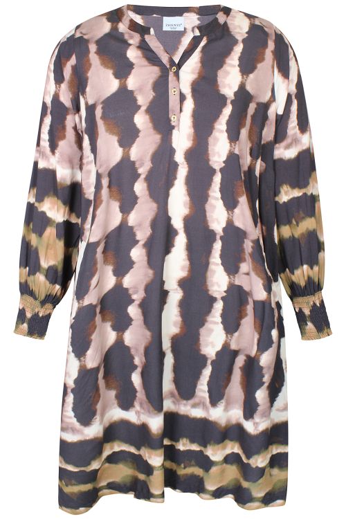 Livia kjole fra Zhenzi – flot kjole i Dark Olive